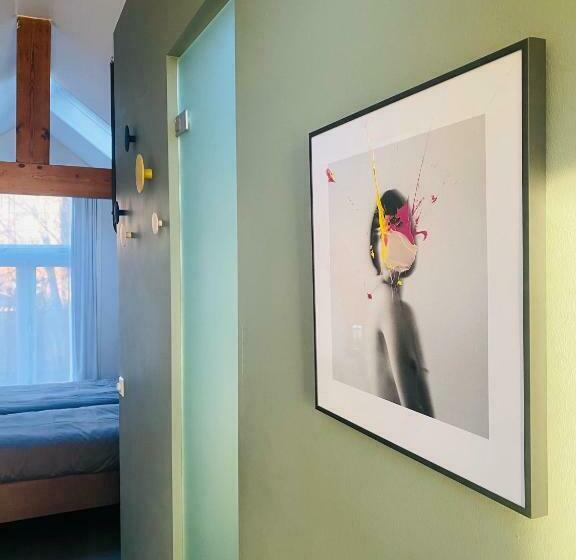 חדר דחוקס עם מיטת קינג, Betty Blue Bed & Breakfast