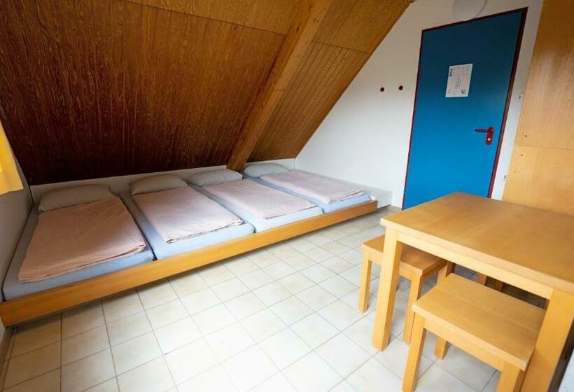 Номер Стандарт Четырехместный Совместный Санузел, Delémont Youth Hostel