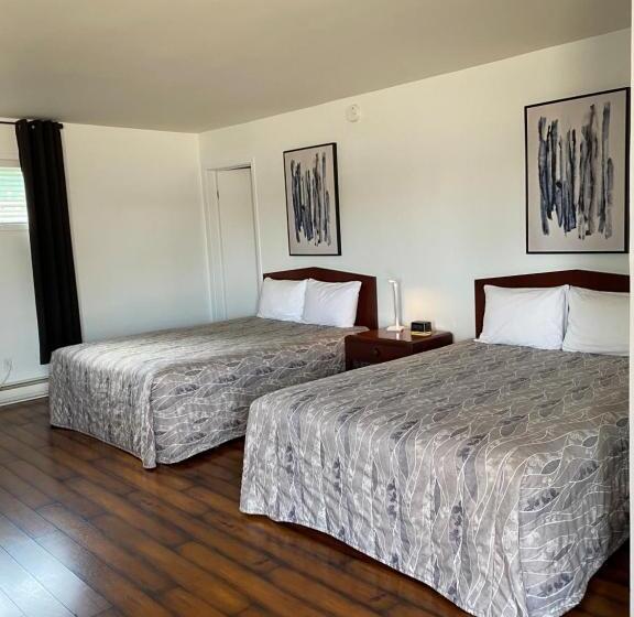 クイーンサイズベッドのスタンダードルーム, Motel Centre Ville