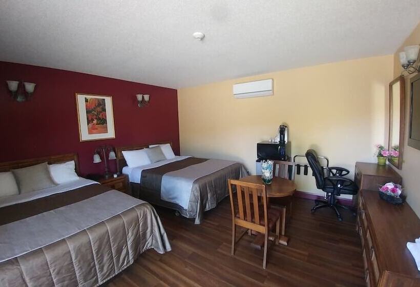 Номер Стандарт 2 Двуспальные Кровати, Motel Hospitalité