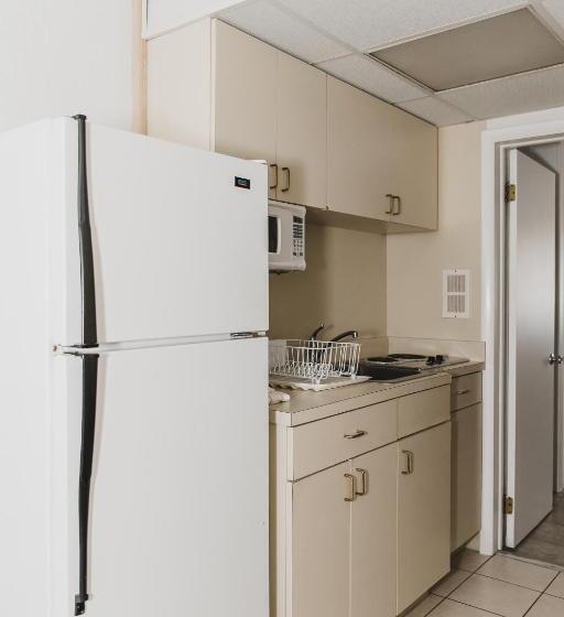 带2个双人床的标准工作室, Aa Heart Of Wildwood Motels