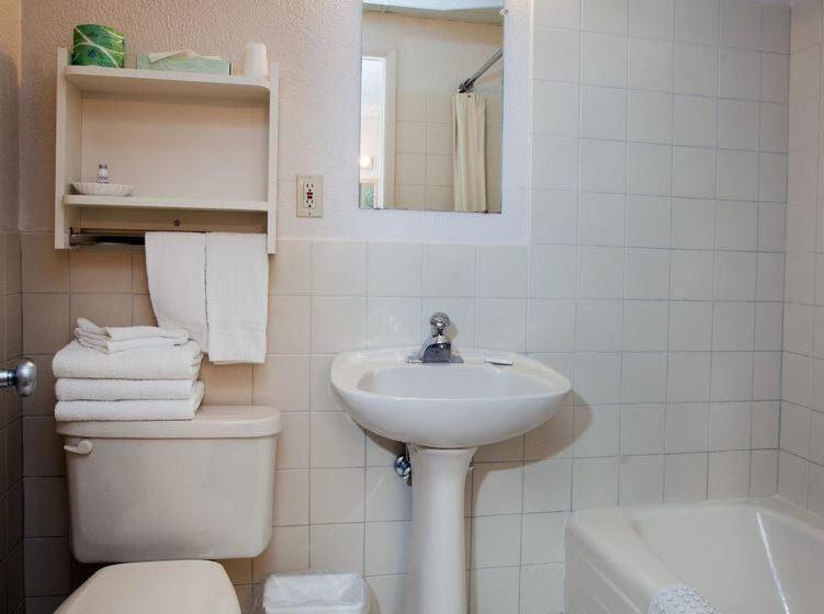 带大床的豪华间, Aa Heart Of Wildwood Motels