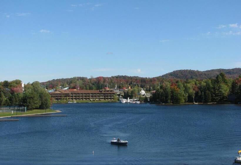 חדר סטנדרט עם מיטת קווין, Pine Knoll Hotel Lakeside Lodge & Cabin