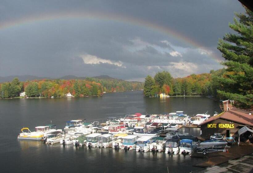 חדר סטנדרט עם מיטת קווין, Pine Knoll Hotel Lakeside Lodge & Cabin