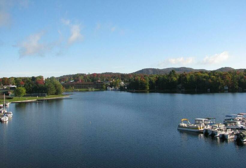 חדר סטנדרט עם מיטת קווין, Pine Knoll Hotel Lakeside Lodge & Cabin