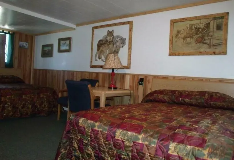 ２ダブルベッドのスタンダードルーム, Antler Motel