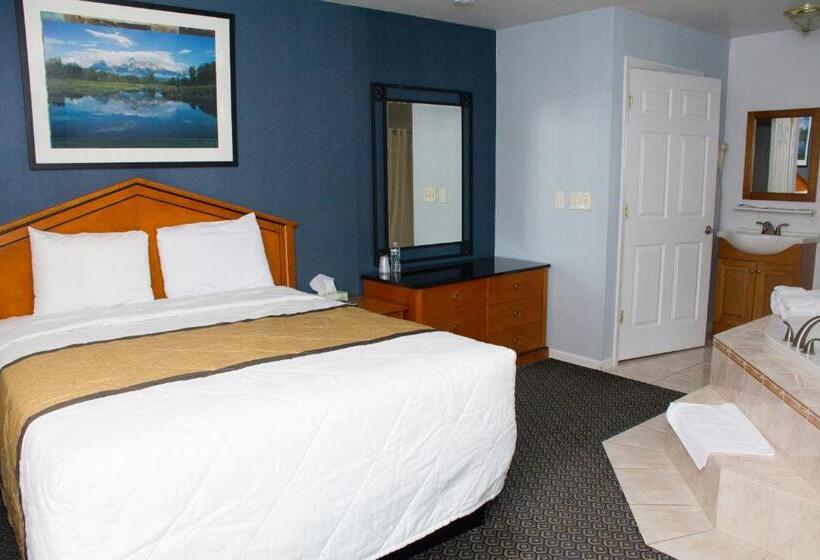 标准间带漩涡浴缸, At 9 Motel