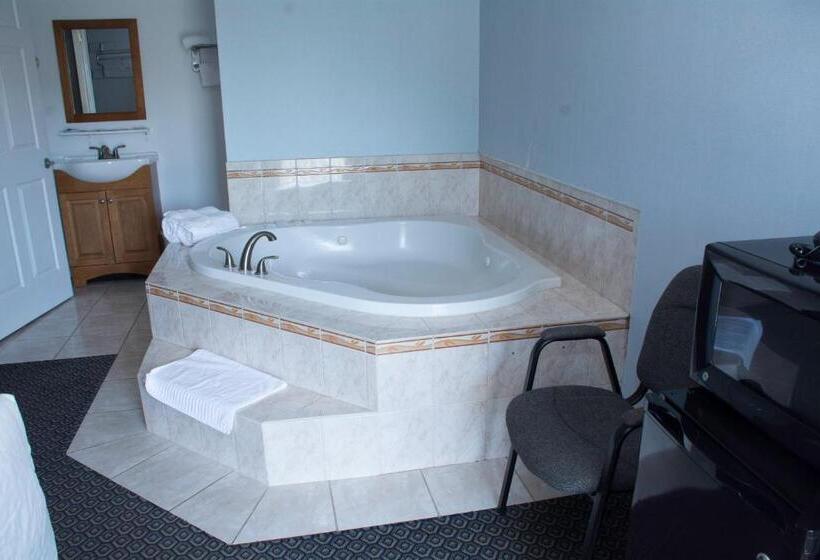 标准间带漩涡浴缸, At 9 Motel