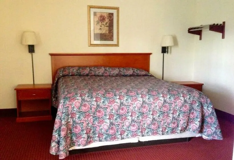 キングサイズベッドのスタンダードルーム, Crown Inn Motel Yorktown