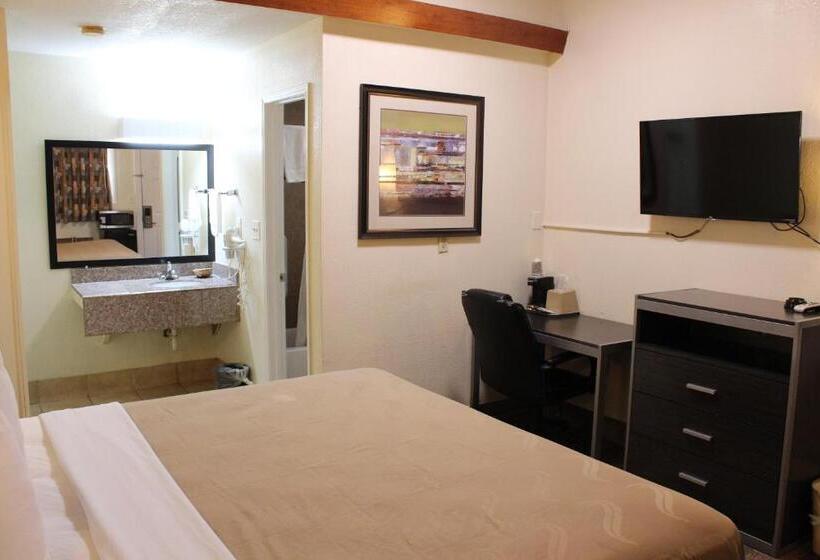 带大床的标准间, Evergreen Inn And R.v