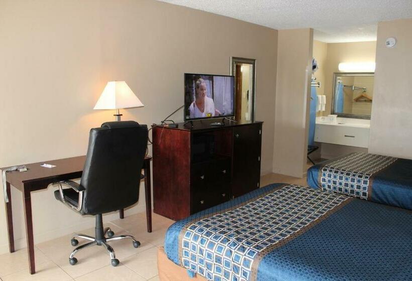 غرفه قياسيه سريرين مزدوجين, Highland Inn Denham Springs Baton Rouge East
