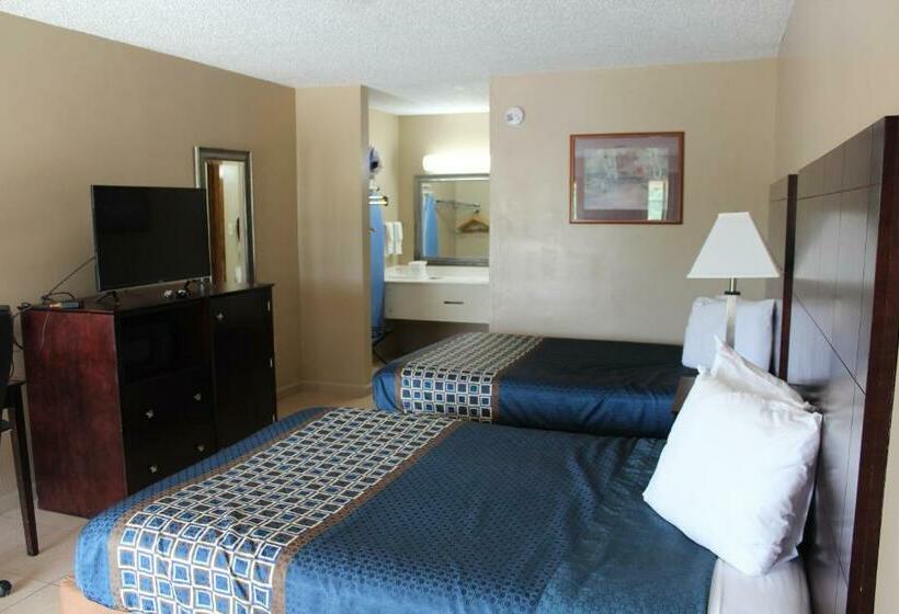 带2个双人床的标准工作室, Highland Inn Denham Springs Baton Rouge East