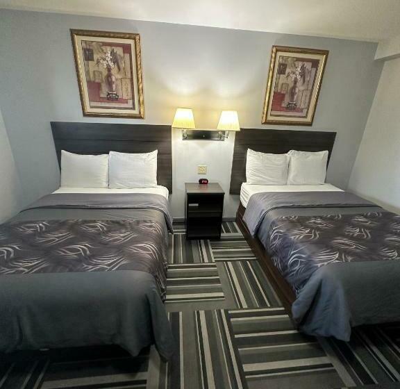 Номер Стандарт 2 Двуспальные Кровати, Relax Inn  Saginaw
