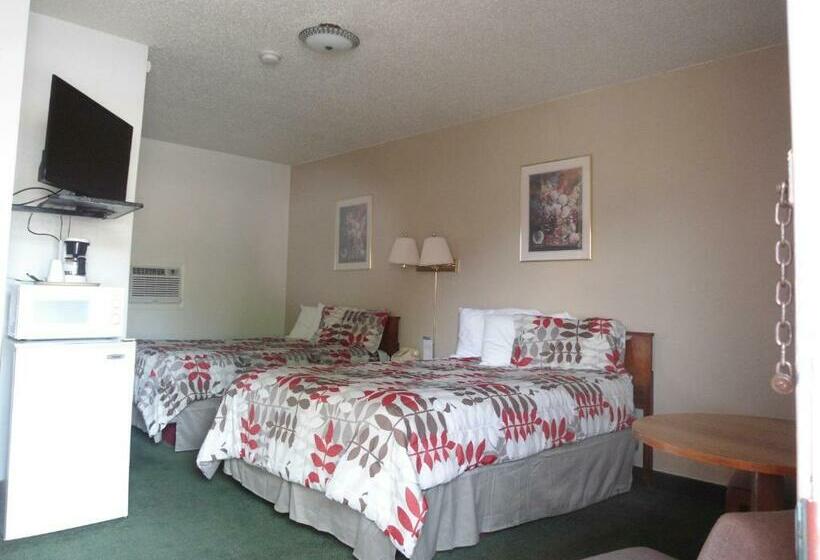 غرفه قياسيه سريرين مزدوجين, Travel Inn Motel