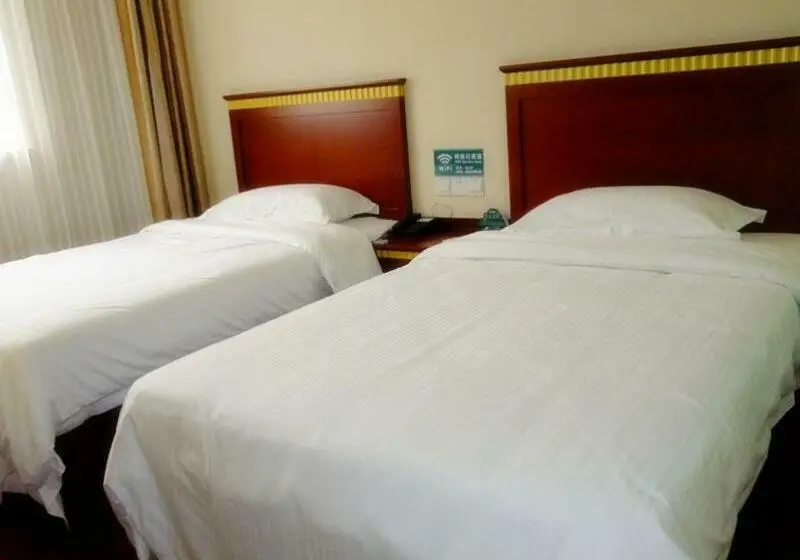 キングサイズベッドのスタンダードルーム, Greentree Inn Henan Kaifeng Gulou Square Express