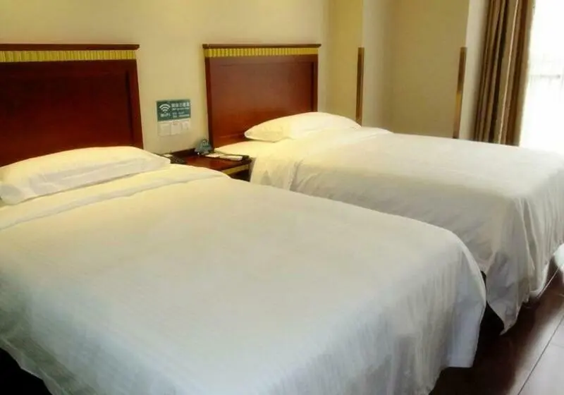 キングサイズベッドのスタンダードルーム, Greentree Inn Henan Kaifeng Gulou Square Express