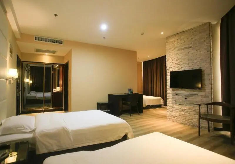 Standard Kolmen Hengen Huone, Greentree Inn Shandong North Weihai Station North International Bathing Beach Business