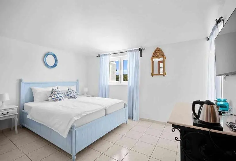 オーシャンビュースタンダードルームバルコニー付き, Boutique Guesthouse Sveti Petar, On The Beach, Heated Pool & Boat Berth Adult Only