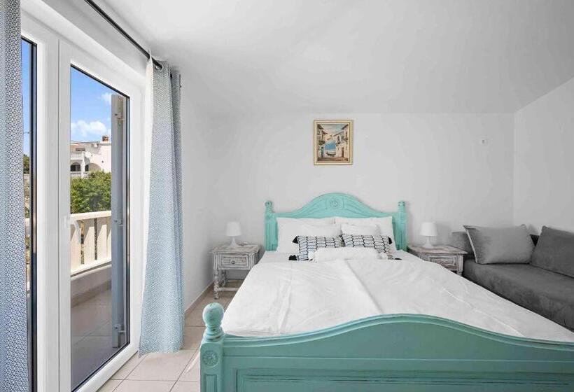 اتاق استاندارد با بالکن و چشم‌انداز دریا, Boutique Guesthouse Sveti Petar, On The Beach, Heated Pool & Boat Berth   Adult Only