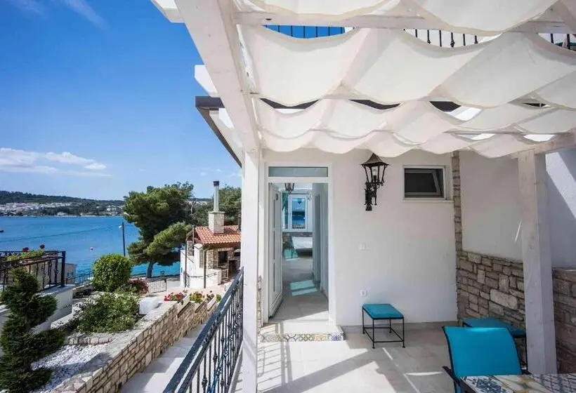片側に海が見えるデラックスルーム, Boutique Guesthouse Sveti Petar, On The Beach, Heated Pool & Boat Berth Adult Only