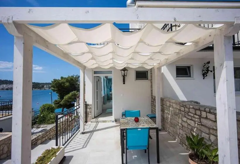 片側に海が見えるデラックスルーム, Boutique Guesthouse Sveti Petar, On The Beach, Heated Pool & Boat Berth Adult Only