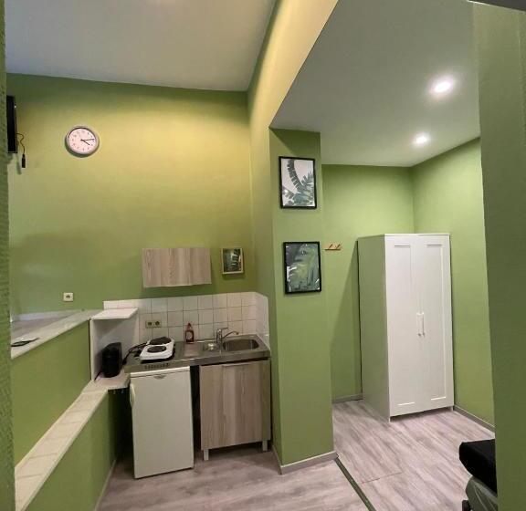 اتاق استاندارد با سرویس بهداشتی مشترک, European District Hostel