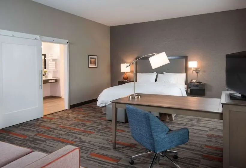 ダブルベッドのスタンダードスタジオ, Hampton Inn & Suites At Wisconsin Dells Lake Delton