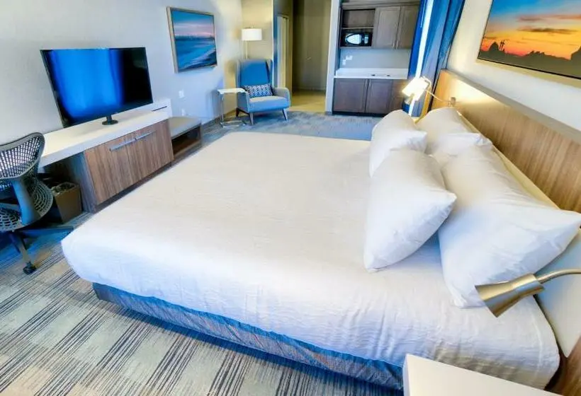 キングサイズベッドのスタンダードルーム, Hilton Garden Inn Santa Barbara/goleta