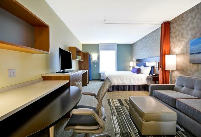 带大床的标准工作室, Home2 Suites By Hilton Minneapoliseden Prairie