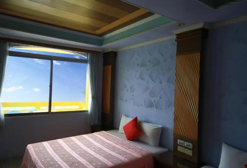 اتاق استاندارد چهار تخته با چشمانداز دریا, Goden Beach B&b
