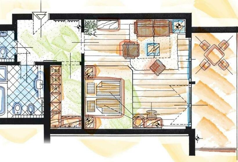 סוויטה עם מרפסת, Olympia