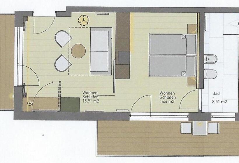 סוויטת ג'וניור נוף הרים, Olympia