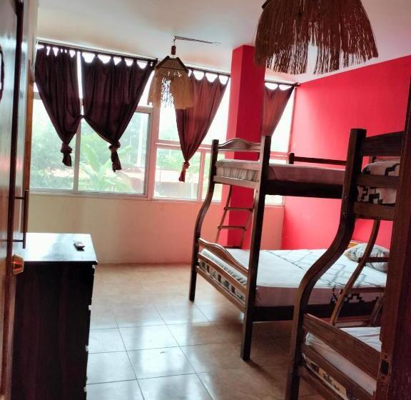 غرفة قياسية رباعية, Casa Hostal I Love Montañita