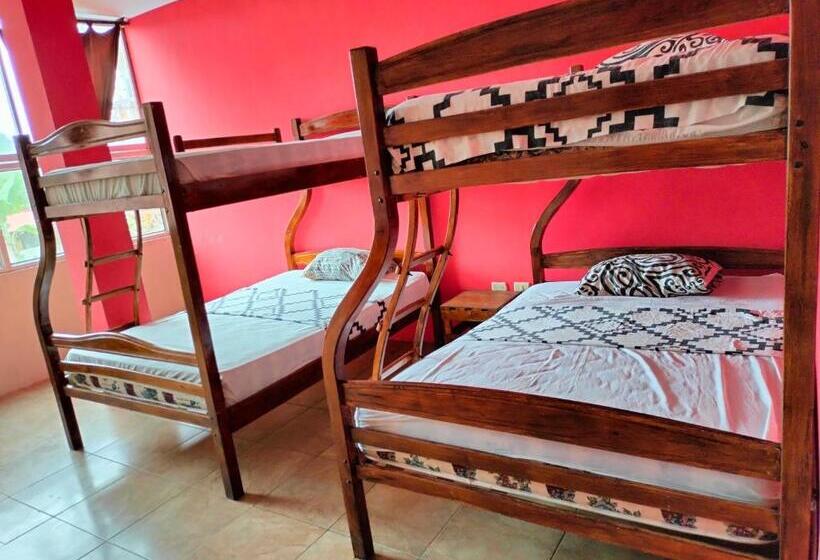 غرفة قياسية رباعية, Casa Hostal I Love Montañita