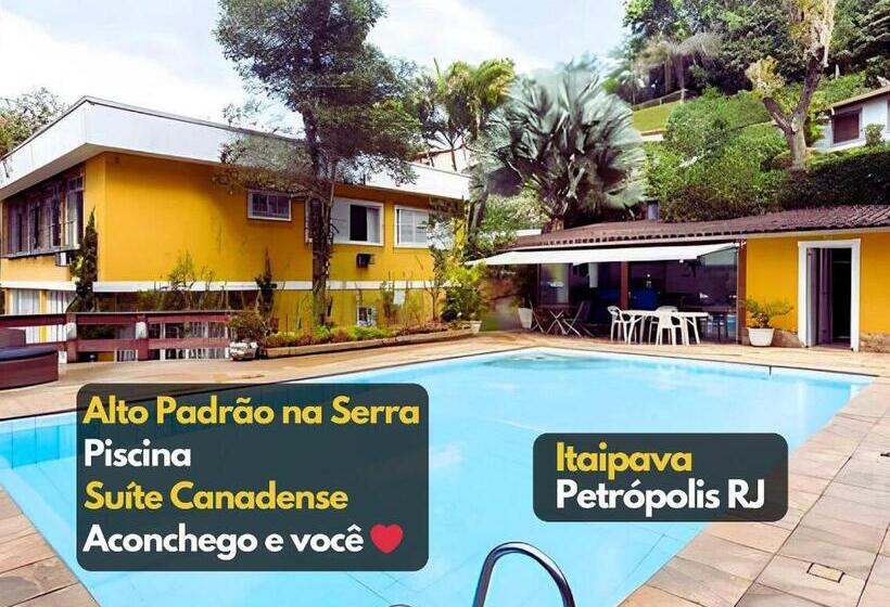 침실 1개 주택, Casa Exclusiva Em Pousada 2 Suítes Piscina Itaipava   Bauernfest 2024