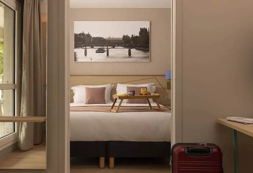 1ベッドルームのスーペリアアパートメント, Aparthotel Adagio Paris Boulogne