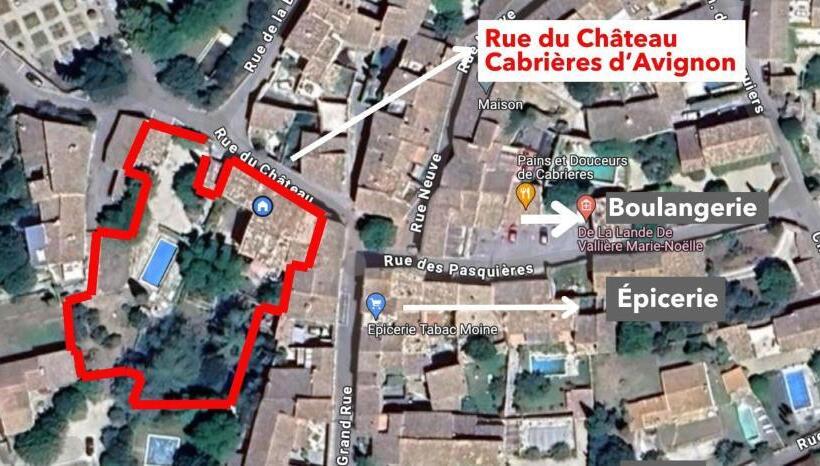 Номер Стандарт Вид на Сад, Rue Du Château à Cabrières D Avignon