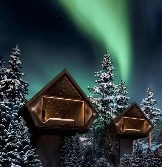Mökki 1 Makuuhuone, Aito Igloo & Spa Resort