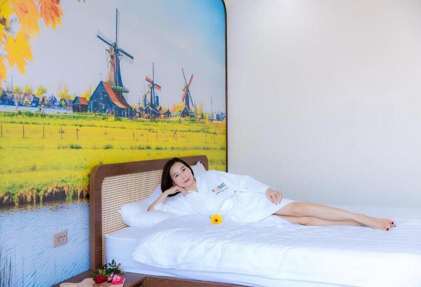 اتاق استاندارد با بالکن, Khách Sạn Aquariusgarden Vân Long Ninh Bình