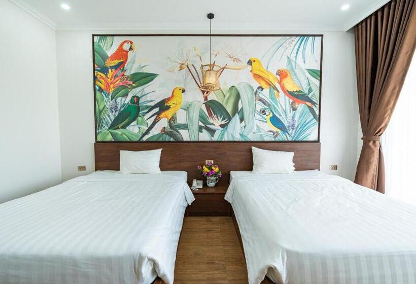 اتاق استاندارد با بالکن, Khách Sạn Aquariusgarden Vân Long Ninh Bình