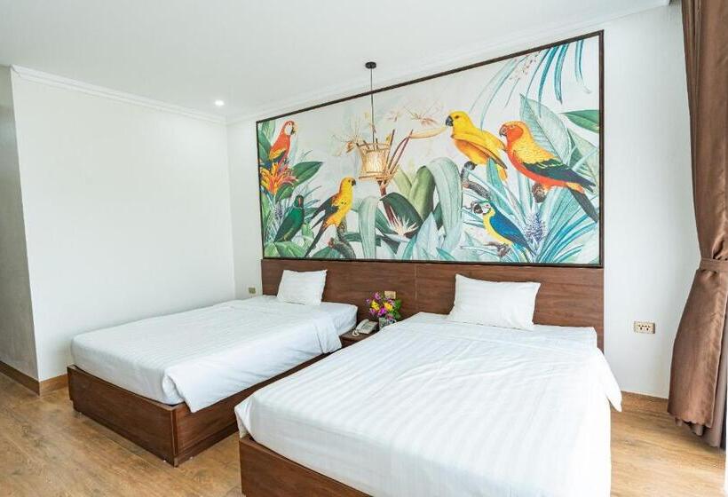 اتاق استاندارد با چشمانداز باغ, Khách Sạn Aquariusgarden Vân Long Ninh Bình