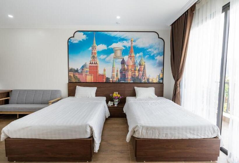 اتاق استاندارد با چشمانداز باغ, Khách Sạn Aquariusgarden Vân Long Ninh Bình