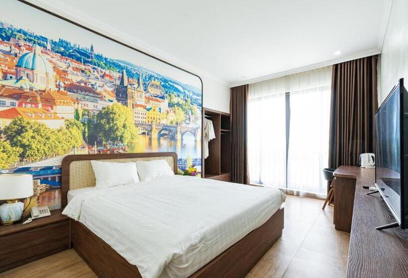 اتاق استاندارد با چشمانداز باغ, Khách Sạn Aquariusgarden Vân Long Ninh Bình