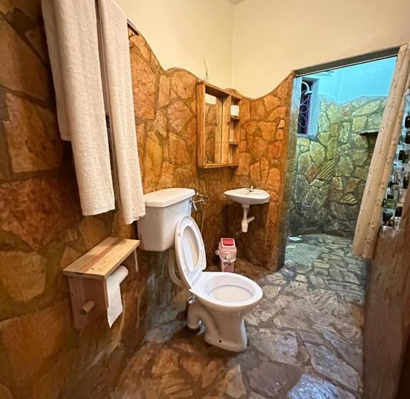 اتاق استاندارد با چشم‌انداز استخر, Afro Smile Hotel & Guest House