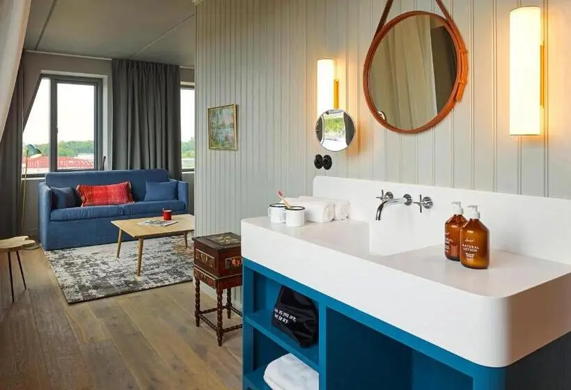 キングサイズベッドのデラックスルーム, 25hours Hotel Paper Island