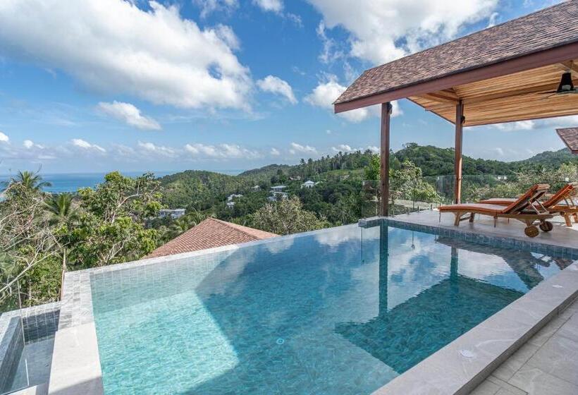 וילה בת 2 חדרי שינה, 2br Modern Balinese Pool & Sea View Villa #9