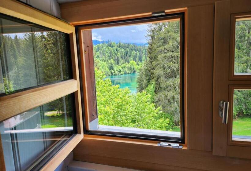 غرفة قياسية مطلّة علي البحيرة, Gasthaus Crestasee