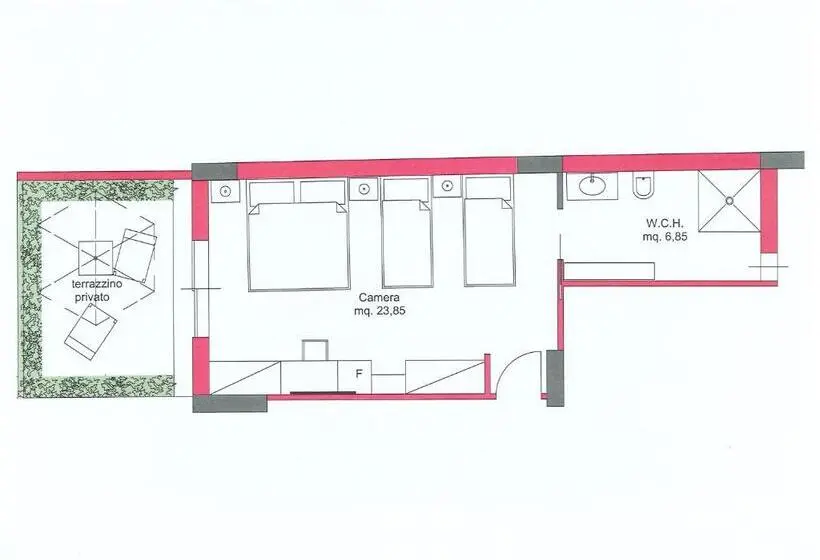 Standard Neljän Hengen Huone, B&b Mor&mar
