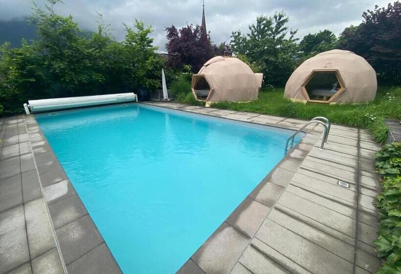 غرفة قياسية مطلّة علي حمام السباحة, Bnomad Hébergement Insolite