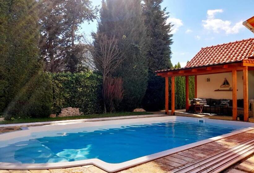 Номер Deluxe Кровать Кинг, Canadian Style House With 3d Effect Pool